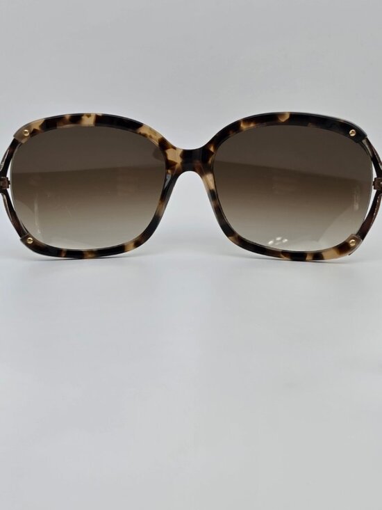 Kate Spade New York Laurie Carmel Tortoise Frame Brown Gradient Lens Sunglasses main image 7
